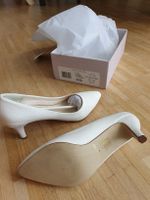 Rainbow Brautschuhe Gr. 41 Off White Metallic Neuwertig