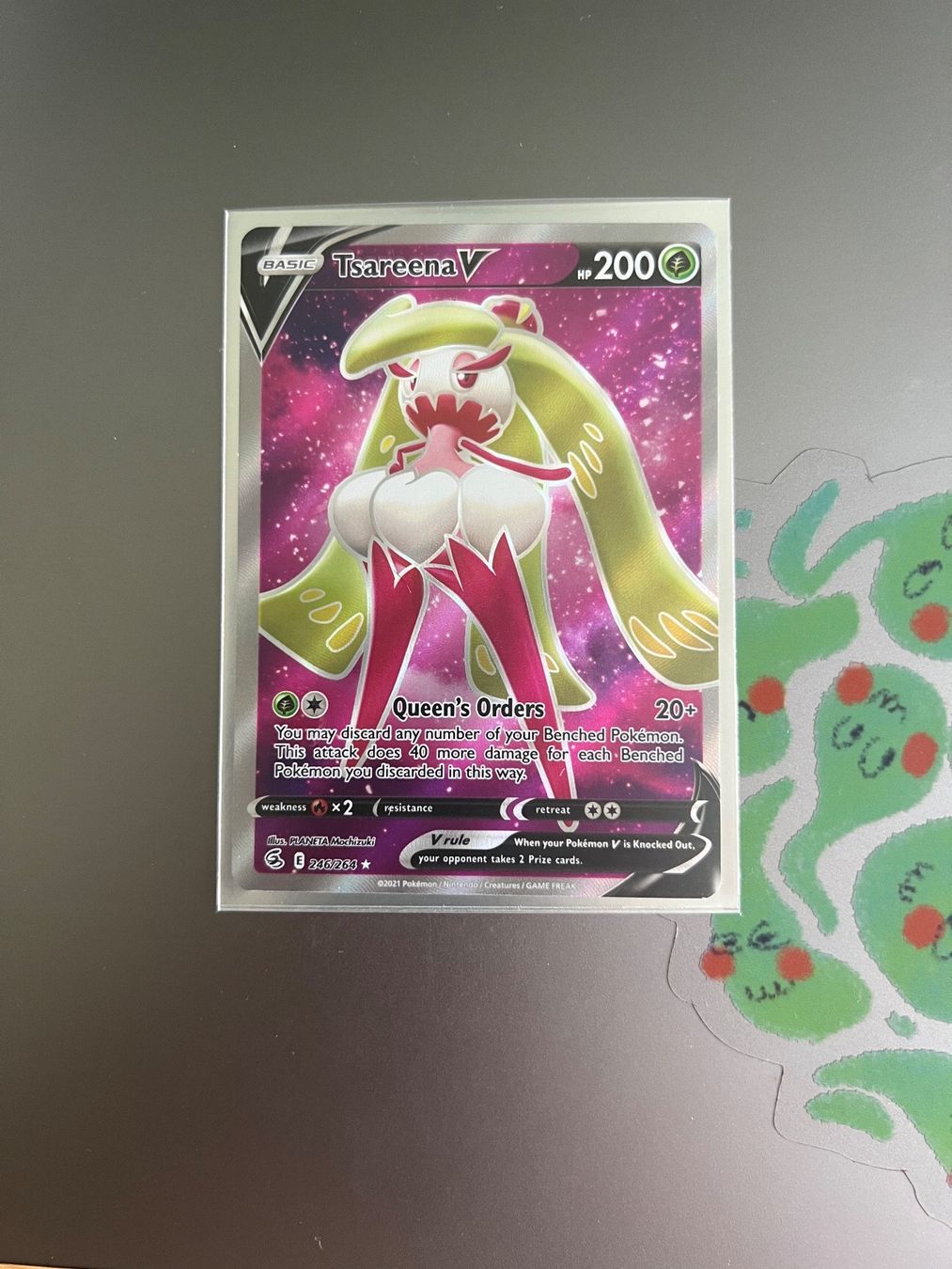Pokémon Carte collezionabili: Pokemon: Tsareena V (Fusion Strike) – Nuovo (secondo la descrizione) da Bern venduto da rr8853