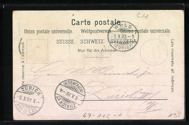 Cartoline postali: Wald, Kantonale Landwirtschaftliche Auss – Usato da Berlin venduto da bartko-reher 1