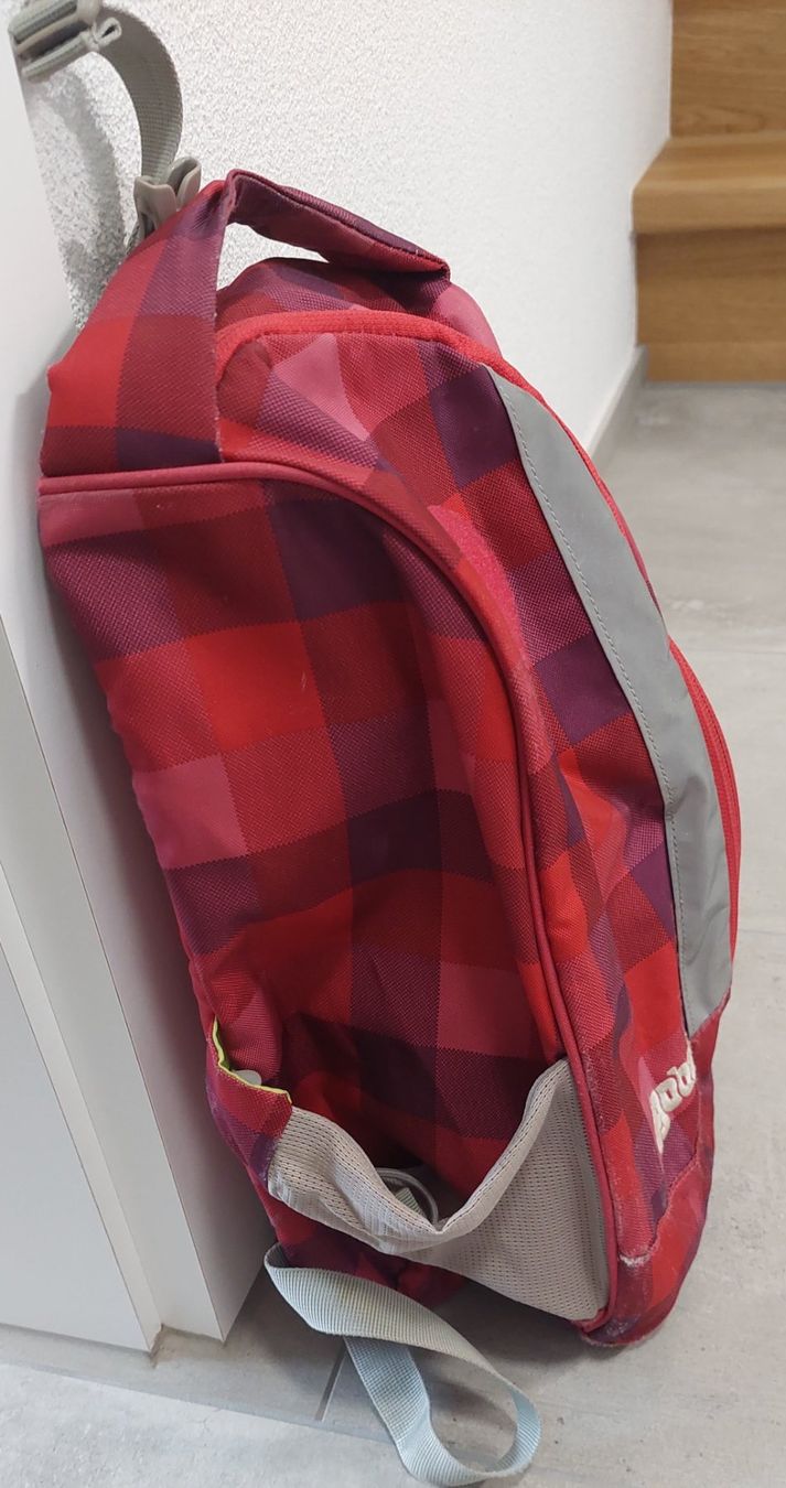 Ergobag Borse & Zaini: Ergobag Pack Schulrucksack + Mini-Rucksack – Set, rot/pink – Usato da Büren SO venduto da fbec 1