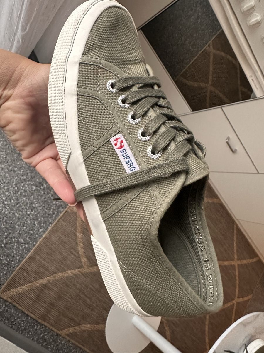 Superga Scarpe da donna: Superga Cotu classique Khaki olive Gr. 39 – Nuovo (secondo la descrizione) da Zürich venduto da Chez_Dali 1