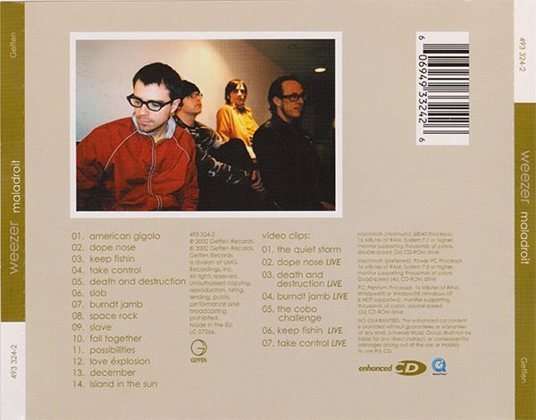 CD: Weezer – Maladroit – Usato da St.Gallen venduto da jalamusic 1