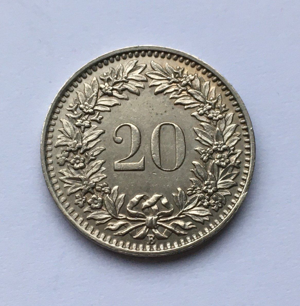 Tutti le monete: 1943 20 Rappen -unz – Usato da Kirchberg SG venduto da Zenhad69 1