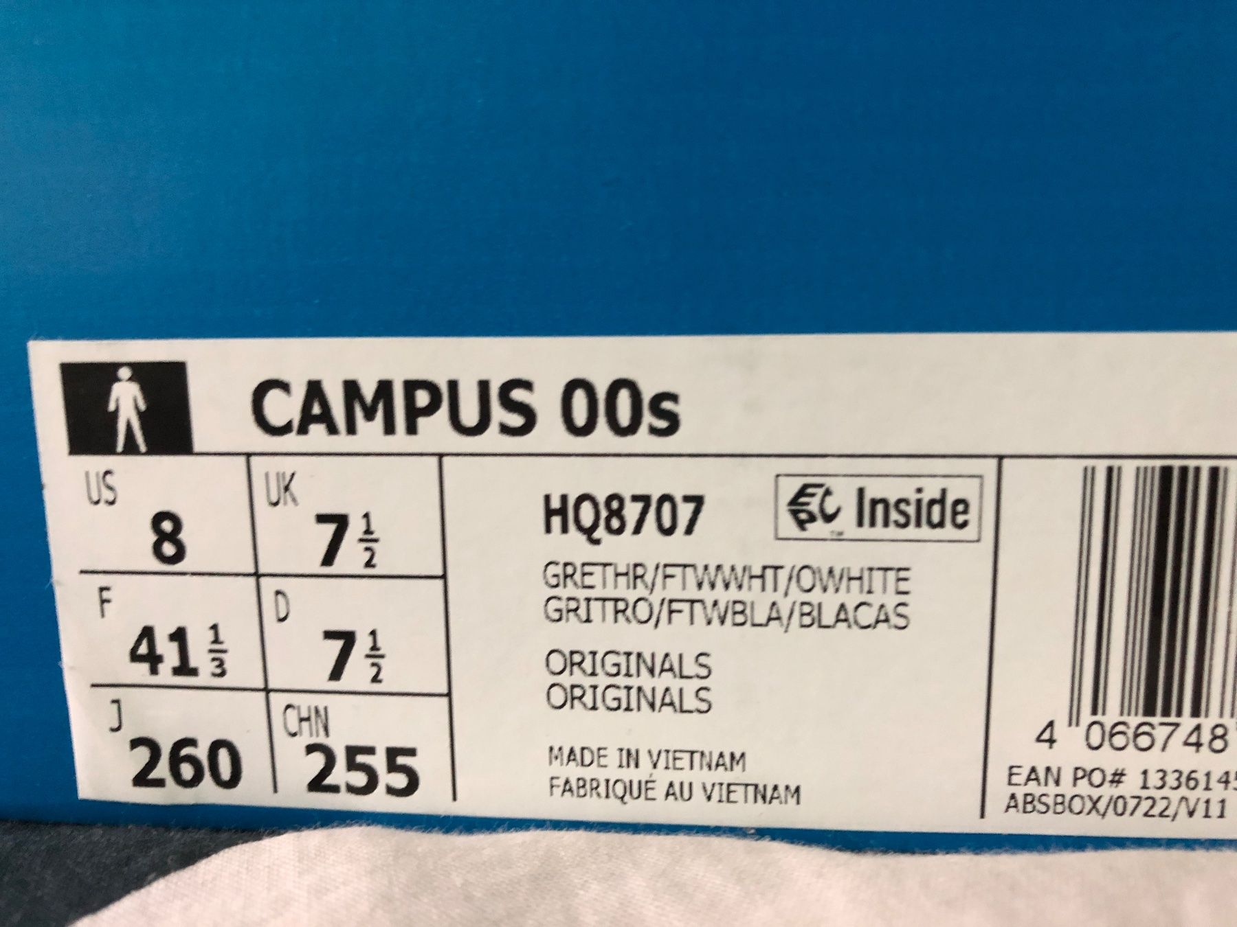 Scarpe da uomo: Adidas Campus 00s grey  EU 41,3 – Nuovo e nell'imballaggio originale da Baar venduto da tortuga72 2