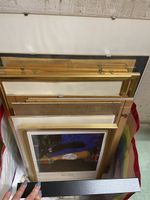 Picture Frames and a few Prints Assortment