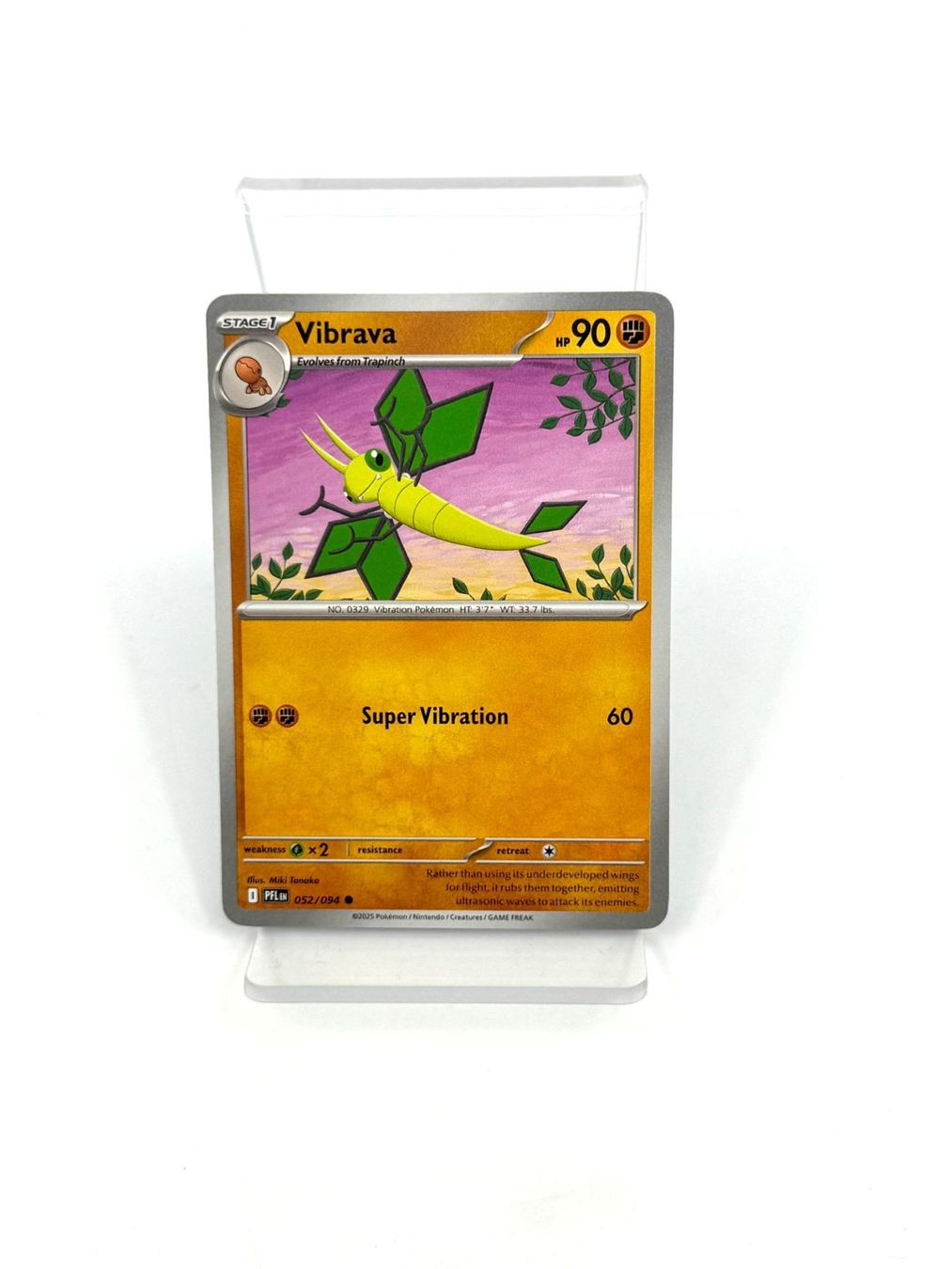 Pokémon Sammelbilder & Trading cards: Pokemon Vibrava 052/094 – Gebraucht aus Herisau von Pokemon2026