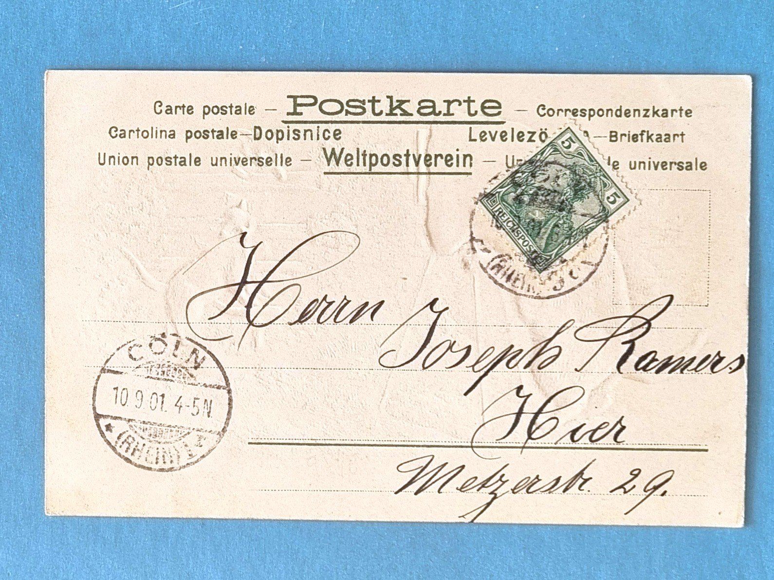 Cartoline postali: Katzen - Photograph - 1901 – Usato da Rothrist venduto da RROENK 1