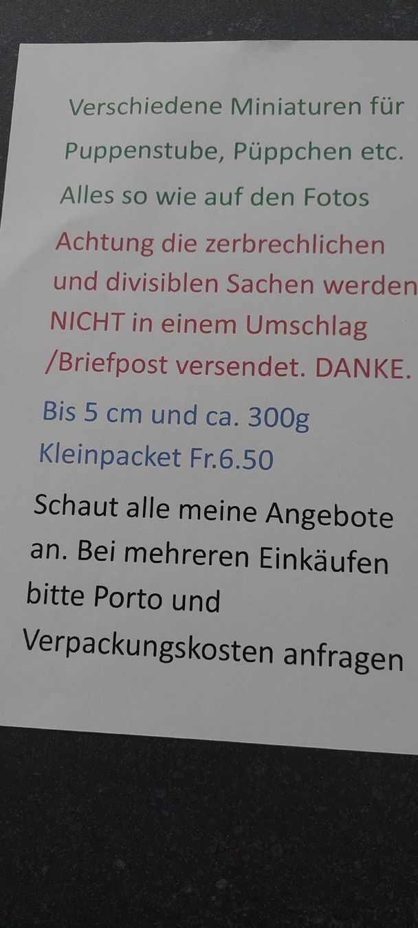 Bambole: Puppenkleidchen  neu ungebraucht – Nuovo (secondo la descrizione) da Muri AG venduto da nindo1 1