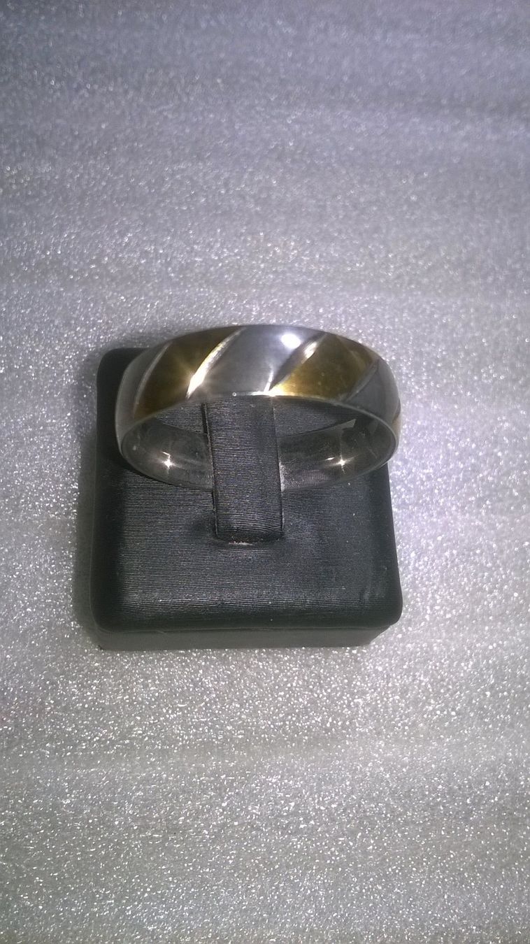Anelli: RING EDELSTHAL VERGOLDET UND VERSILBER,,,GLANZIG – Nuovo (secondo la descrizione) da Basel venduto da bijoutrie_4 1