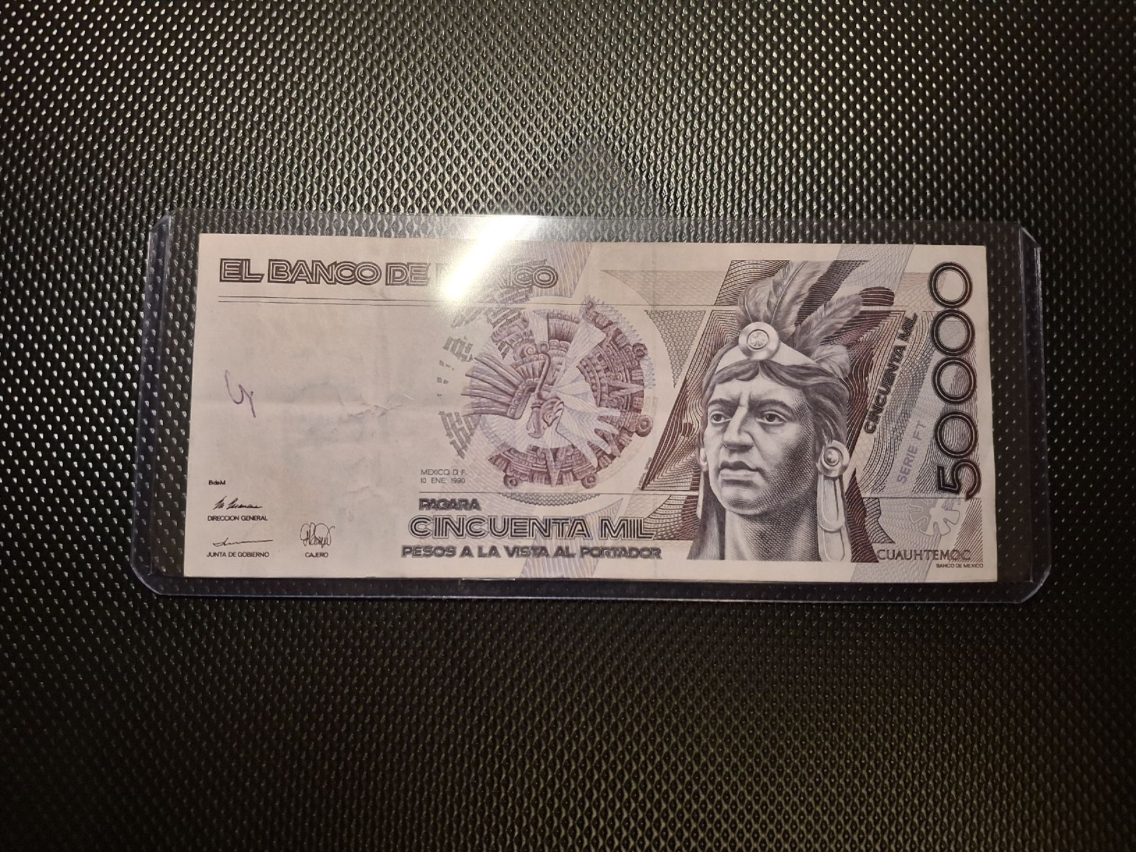 Banknoten: 50000 Pesos Mexiko Banknote. – Gebraucht aus Geroldswil von Antica01