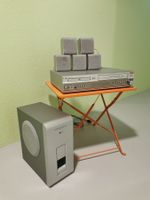 LG 5.1 Heimkino-Set (LH-C2000S DVD/VHS/CD Recoder Receiver)