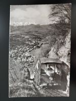 Bahn Lugano Funicolare Monte San Salvatore ungelaufen alt