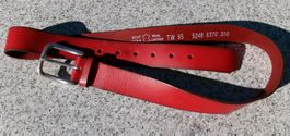 Vanzetti Gürtel rot Gr. 95 Leder