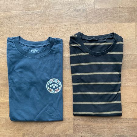 T-Shirt-Paket, Billabong und C&A, Gr. S