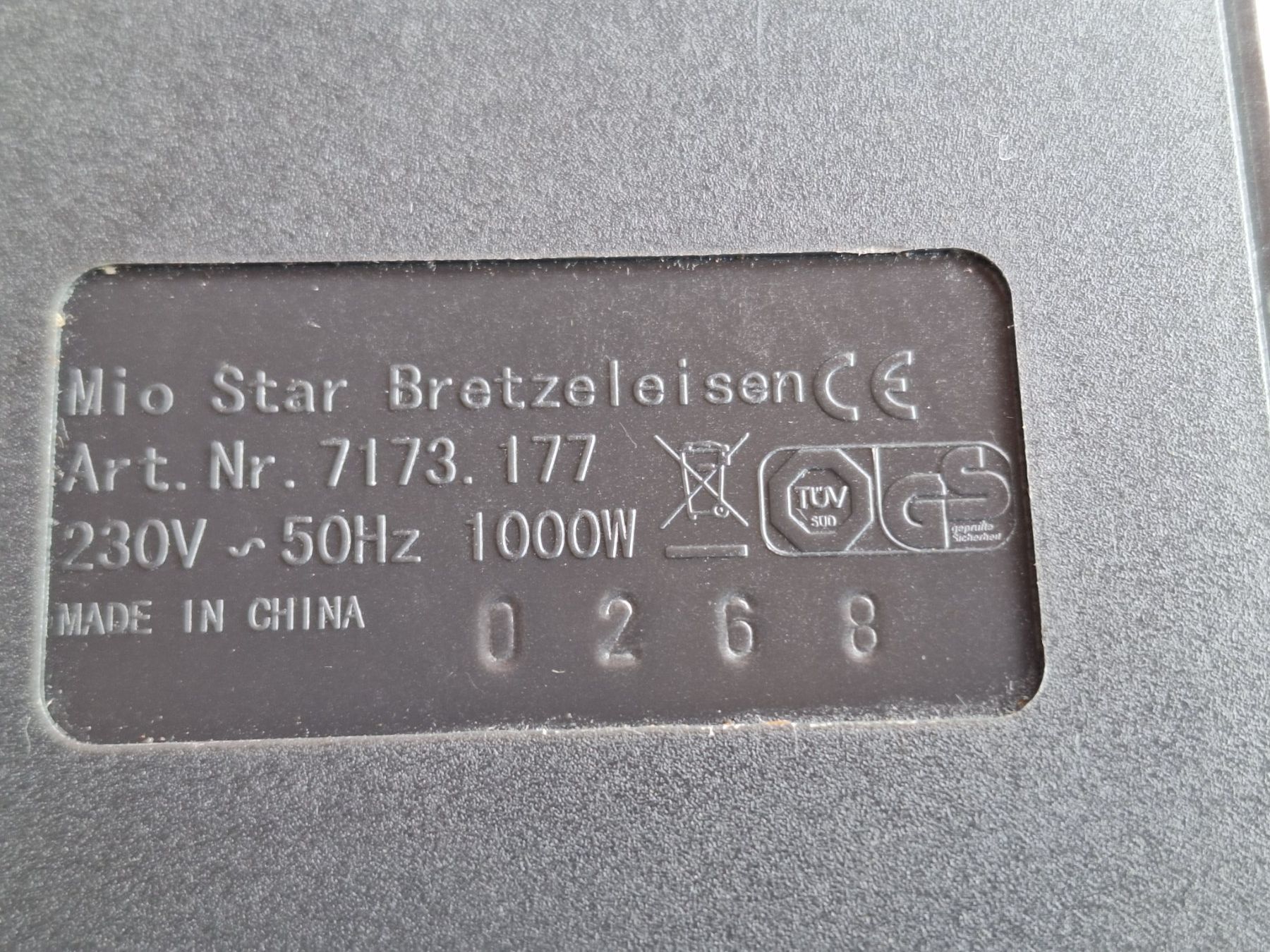 Mio Star Küchengeräte: MIOSTAR BRETZELEISEN – Gebraucht aus Huttwil von Kunterbuntli 4