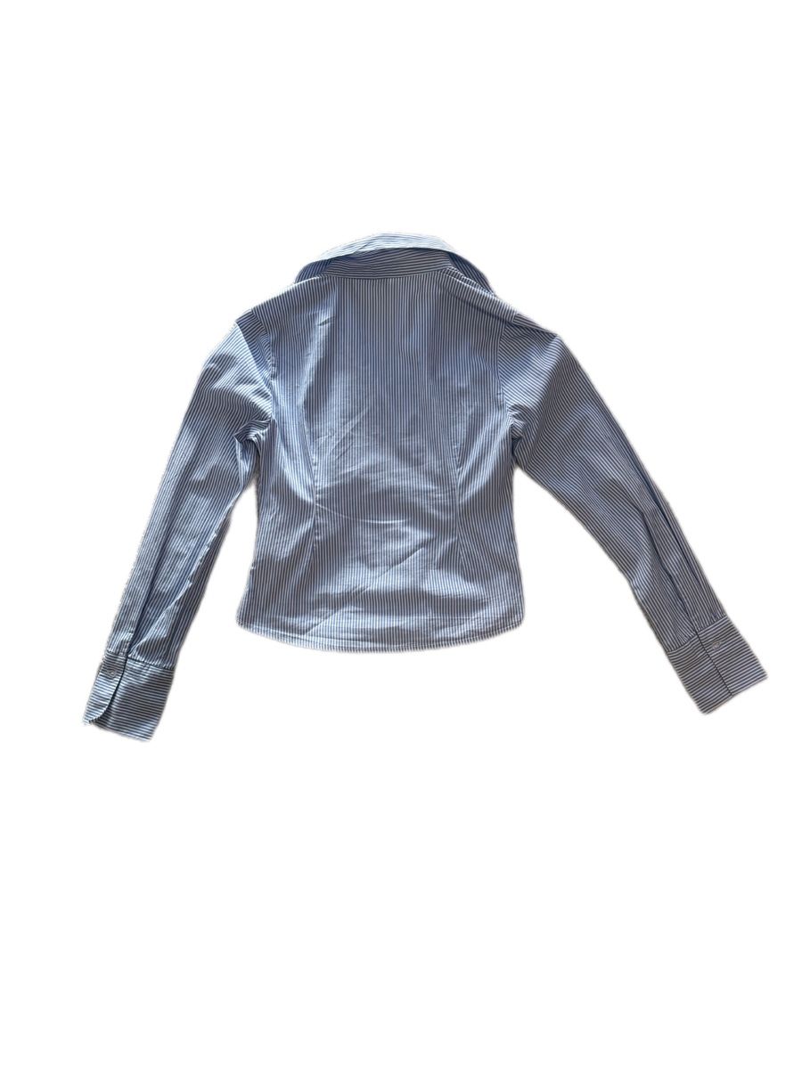 Chemisiers: Blau-weiss gestreifte Bluse  – D'occasion à Vilters par sele08_ale08 1