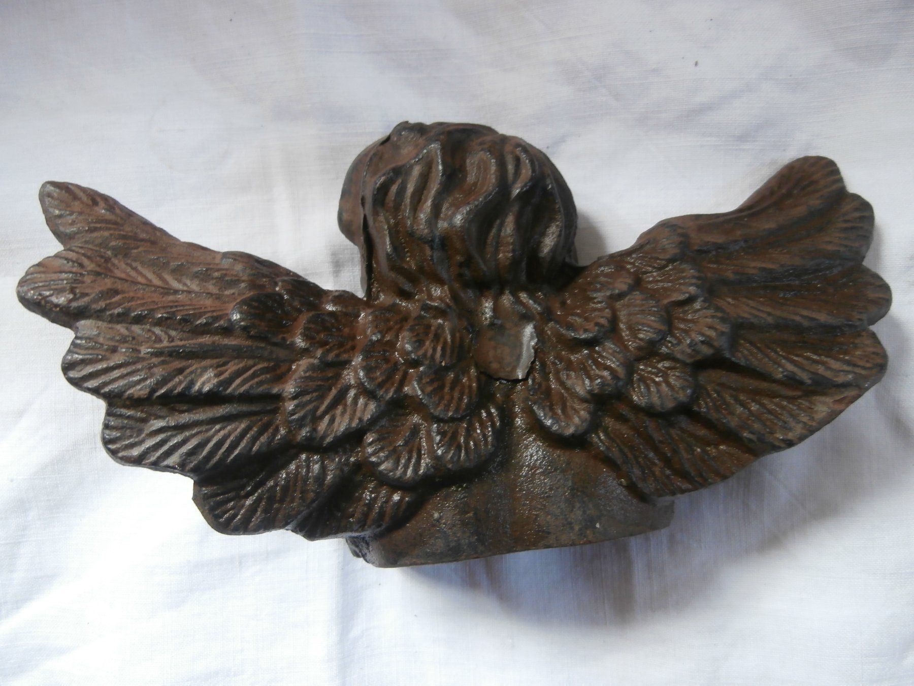 Statuette: sehr schöne Gusseisen Engelfigur – Usato da Rüschegg-Heubach venduto da Ofen111 3