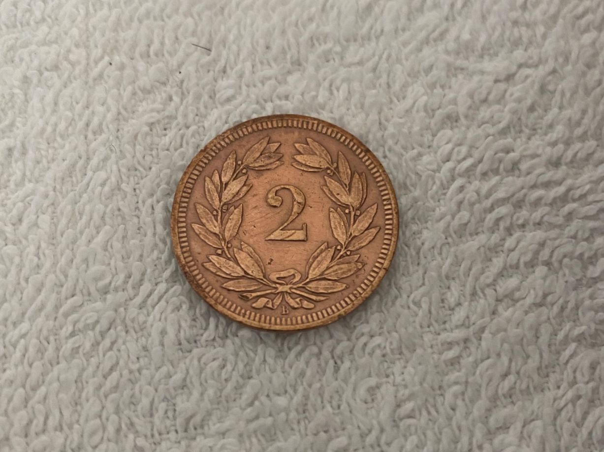 Tutti le monete: 2 centimes/Rappen 1897 B – Usato da Nyon venduto da Ilmi09 1