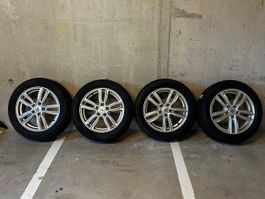 Pneus Hiver Continental 215/55R17 et Jantes Alu - VW TOURAN
