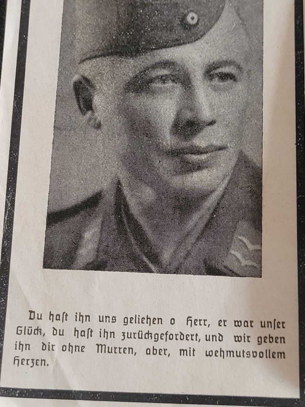 Stichwaffen: Wehrmacht "Sterbebildchen" – Gebraucht aus Kriens von KTP 2