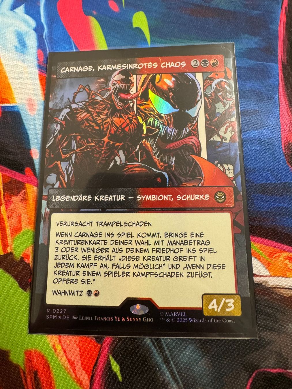 Magic The Gathering Sammelbilder & Trading cards: Carnage, karmesinrotes Chaos - Marvel's Spider-Man - Magic – Neu (gemäss Beschreibung) aus Bülach von Pfrenzel