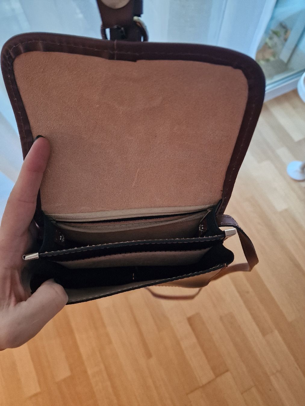 Borse: Kleine Handtasche schwarz/braun – Nuovo (secondo la descrizione) da Bern venduto da Monaluna 1