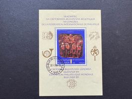 Bulgarien gestempelt 1989 Briefmarkenausstellung (C 62)