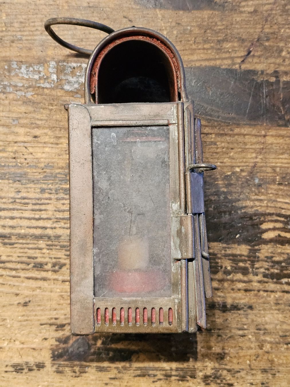 Lampade: Uralte Postkutschen-Rücklampe mit Kerze – Usato da Meisterschwanden venduto da Hummer21 3