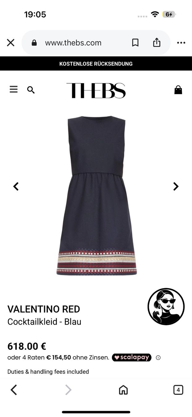 Valentino Vestiti: Valentino Red Kleid – Usato da Zürich venduto da mbu_5f9r 1