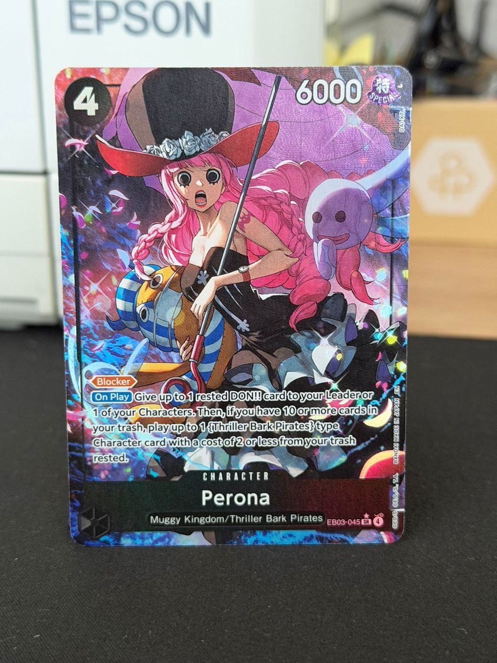 Bandai Carte collezionabili: Perona Alternate Art Promo EB03-045 SR – Nuovo (secondo la descrizione) da Brittnau venduto da TCGBratans