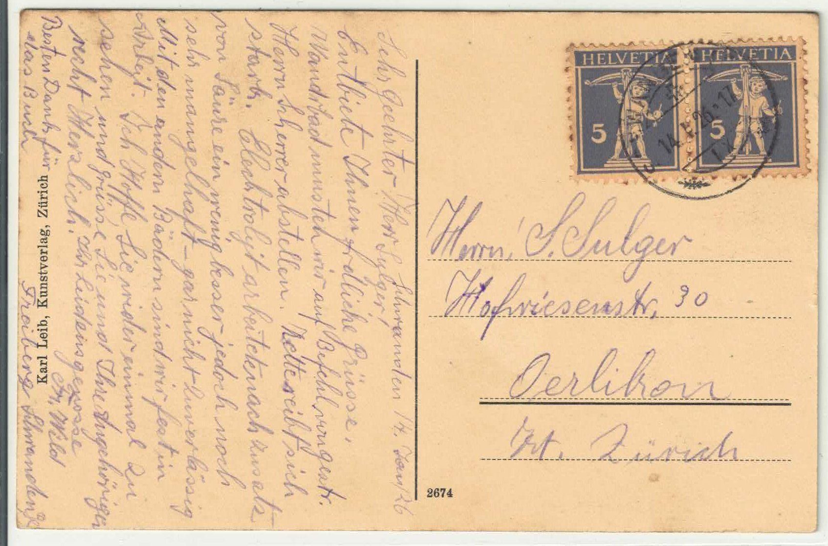 Cartoline postali: Schwanden GL - Generalansicht – Usato da Ettingen venduto da Kartenplanet 1