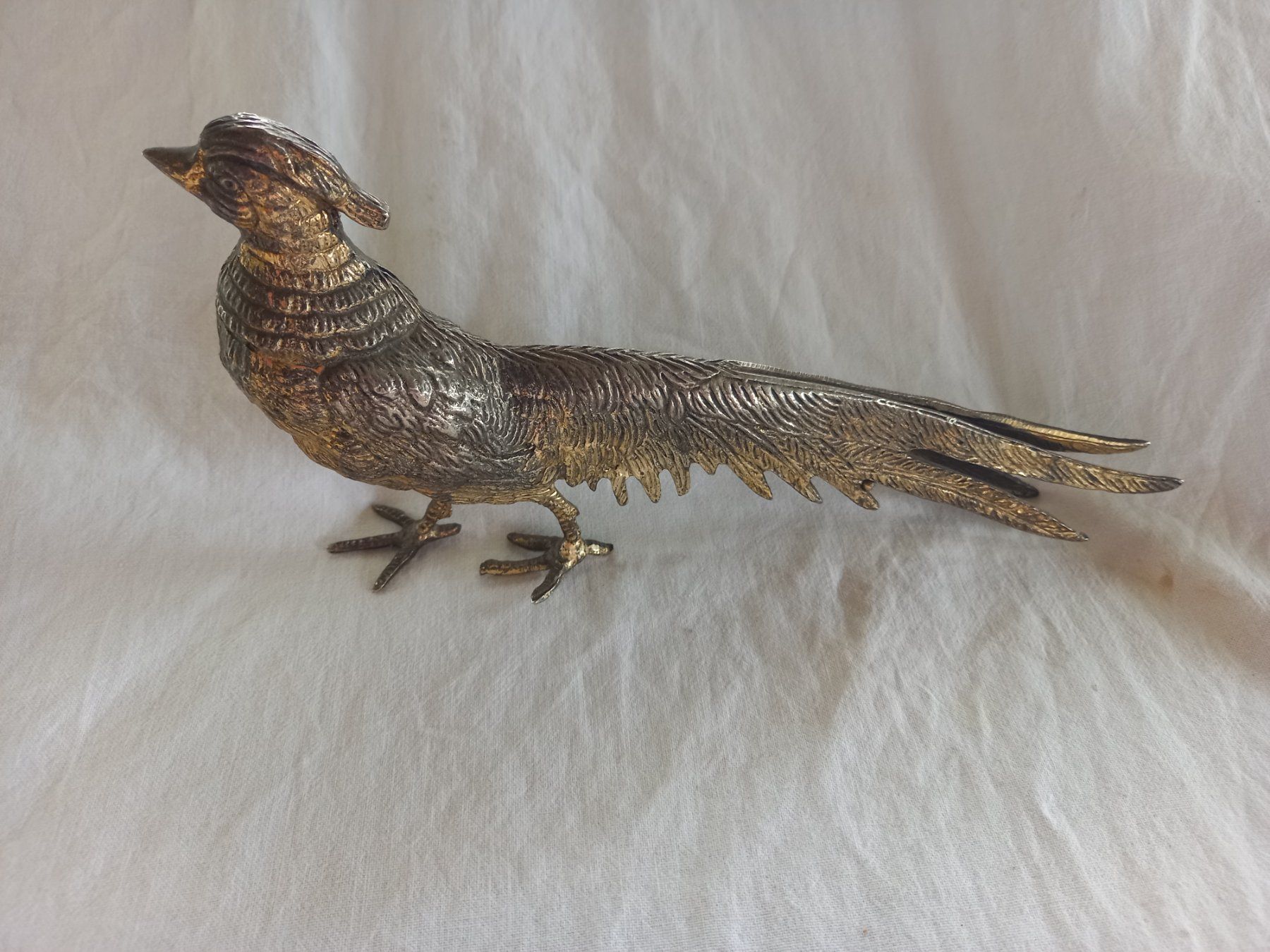 Statuette: Figurine de faisan en métal – Usato da Rossens FR venduto da Souris1