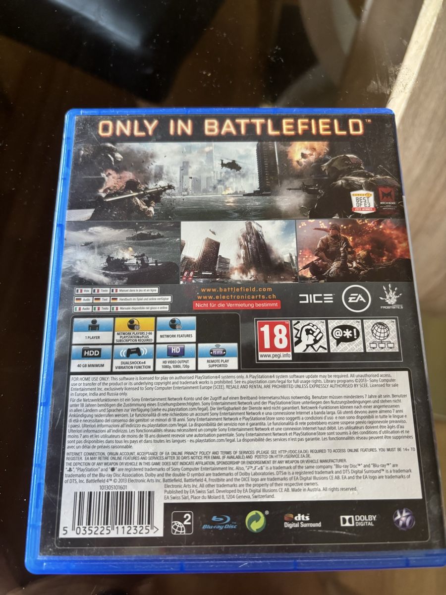 Sony Giochi: Battlefield 4 - PS4 – Usato da Lichtensteig venduto da Foka11 1