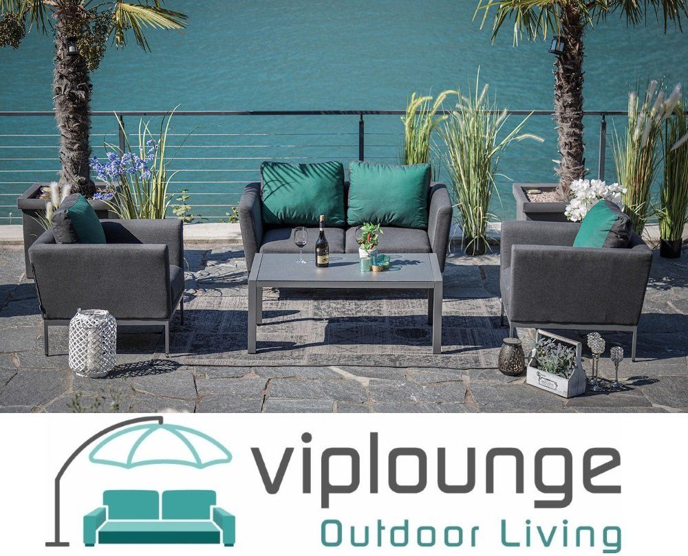 Viplounge Divani: Sofa Outdoor Sunbrella Stoff Anthrazit – Nuovo e nell'imballaggio originale da Uznach venduto da viplounge 1