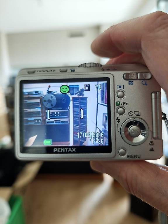Fotocamera: Pentax Optio S55  Mini-Digitalkamera – Usato da Rorbas venduto da Fa18 3