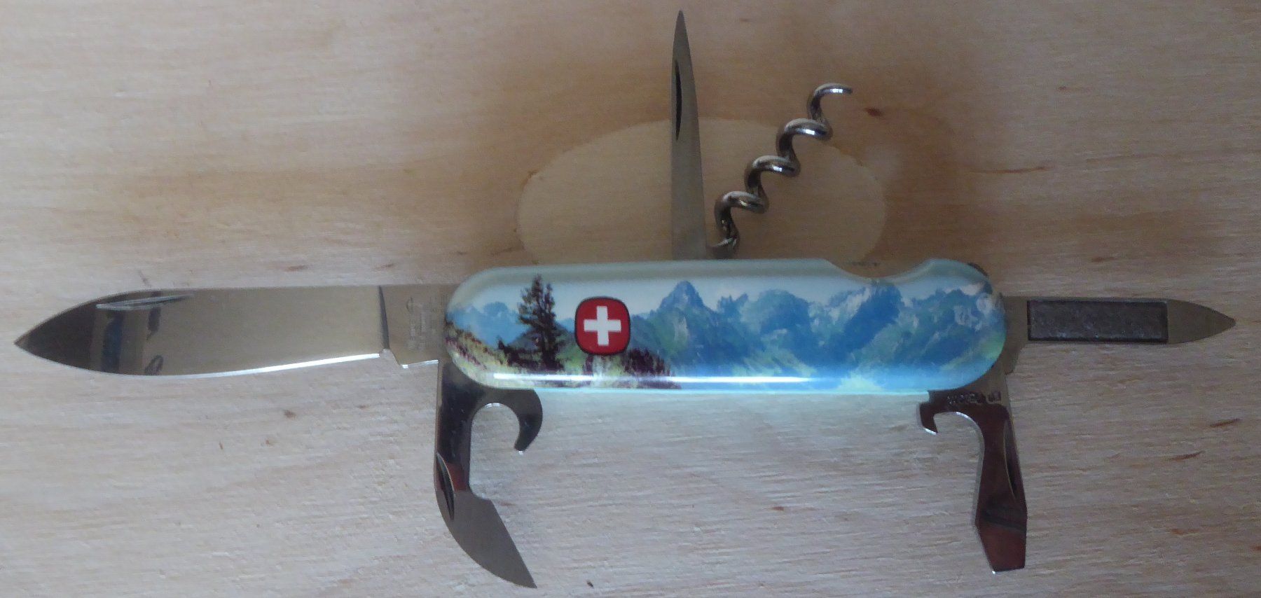 Victorinox Coltelli tascabile: Wenger Sackmesser Berge – Usato da Gossau SG venduto da tenerife11 4