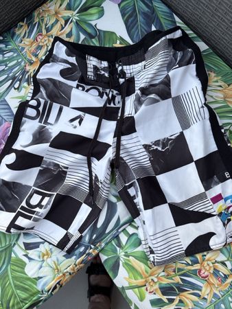 Badehose Billabong schwarz-weiss Muster Grösse  L Neuwertig