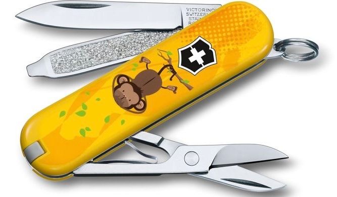 Victorinox Coltelli tascabile: Victorinox Classic Limited Edition 2016  3 Wise Monkeys – Nuovo (secondo la descrizione) da St. Margrethen SG venduto da vista23 2