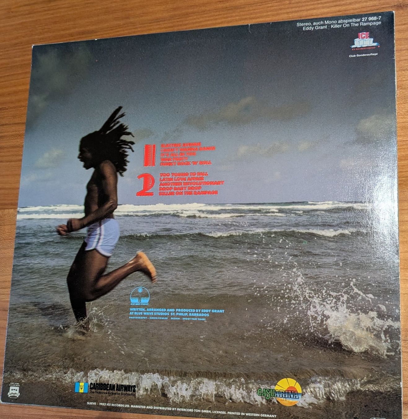 Dischi in vinile: LP EDDY GRANT ICE KILLER ON THE RAMPAGE REGGAE – Usato da Düdingen venduto da Quartierstrasse 1
