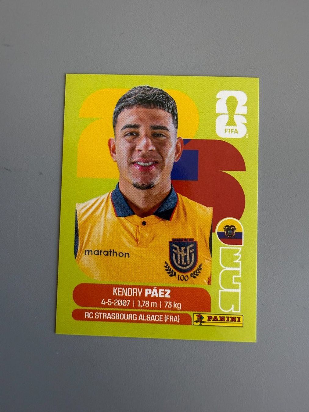 Panini Cartes à collectionner: Panini Kendry Paez ECU11 – D'occasion à Liebefeld par Ronaldo-1996