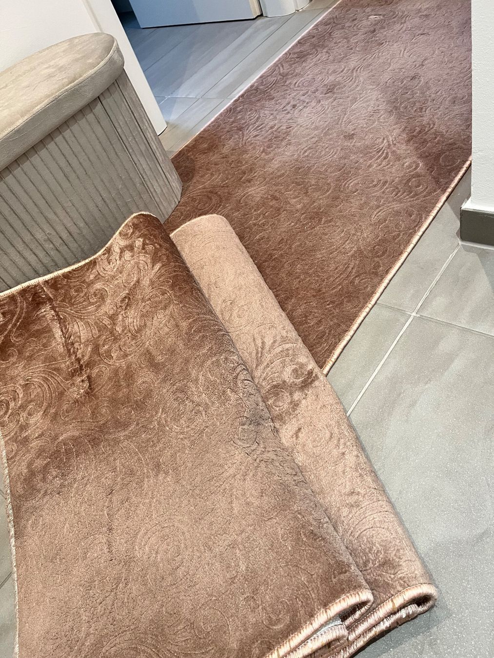 Tappeti: 3x Teppiche, Kurzflor, Farbe Antik Rosa – Usato da Agno venduto da me_me_me 2