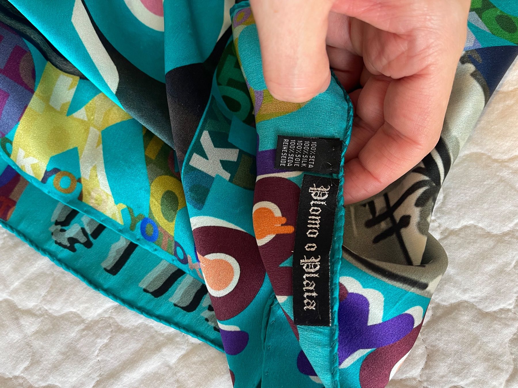 Foulards, Tücher & Schals: Grosses Tuch aus 100% Seide – Gebraucht aus Zizers von sarah_1987 8