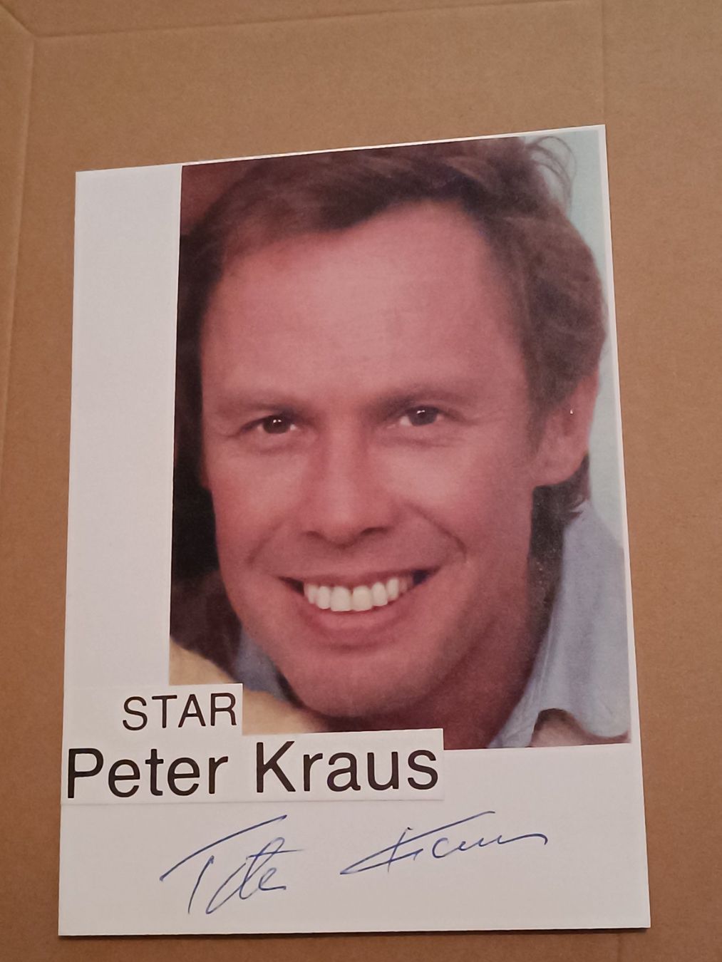 Autografi: Peter Kraus - handsigniert – Usato da Menziken venduto da Autogramme