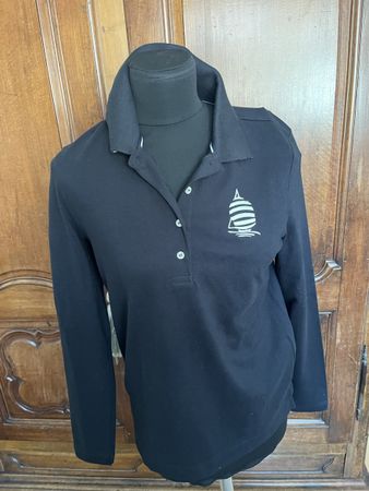 Polo Marina Yachting nera nuova
