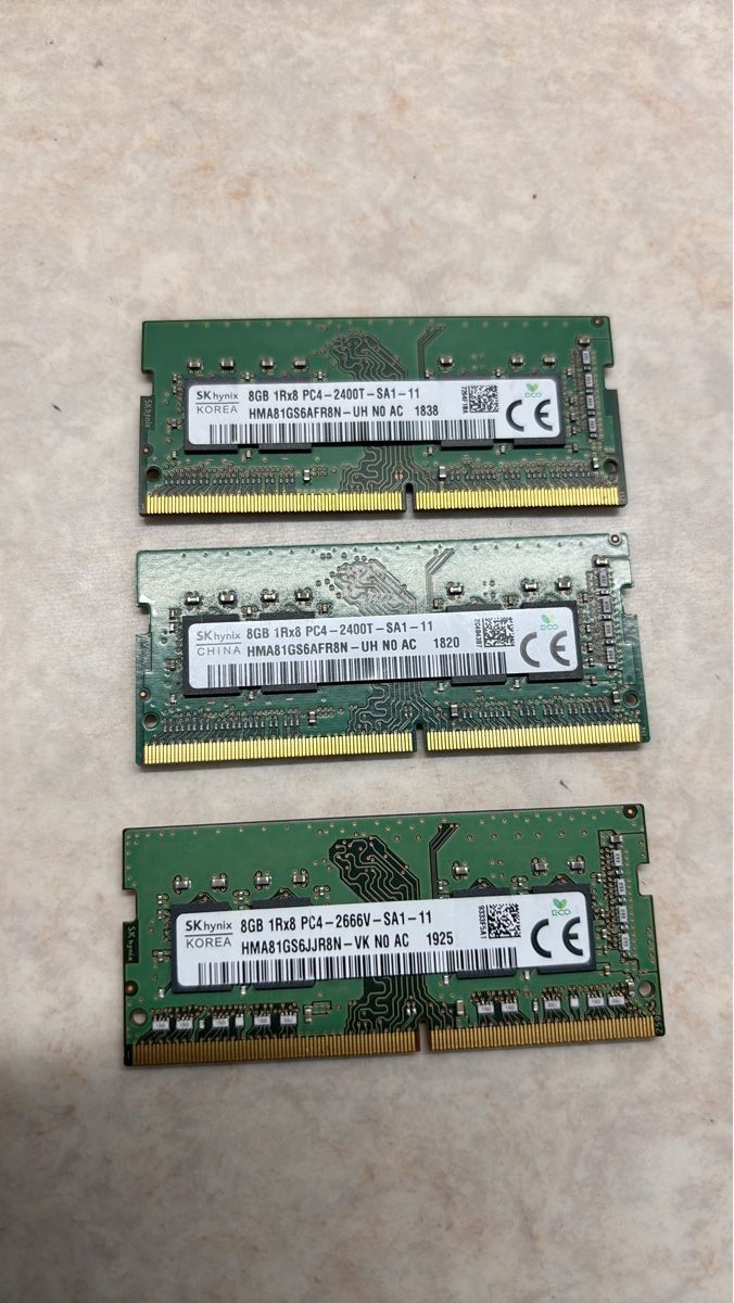 Memory / RAM: SK hynix RAM 8GB PC4-2400T – Gebraucht aus Bonaduz von Jomby