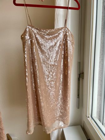 H&M Paillettenkleid, Gr. XS