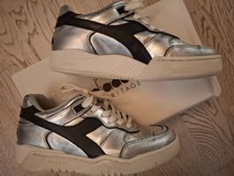 Diadora Heritage, B.560 silver used wn, Gr. 38