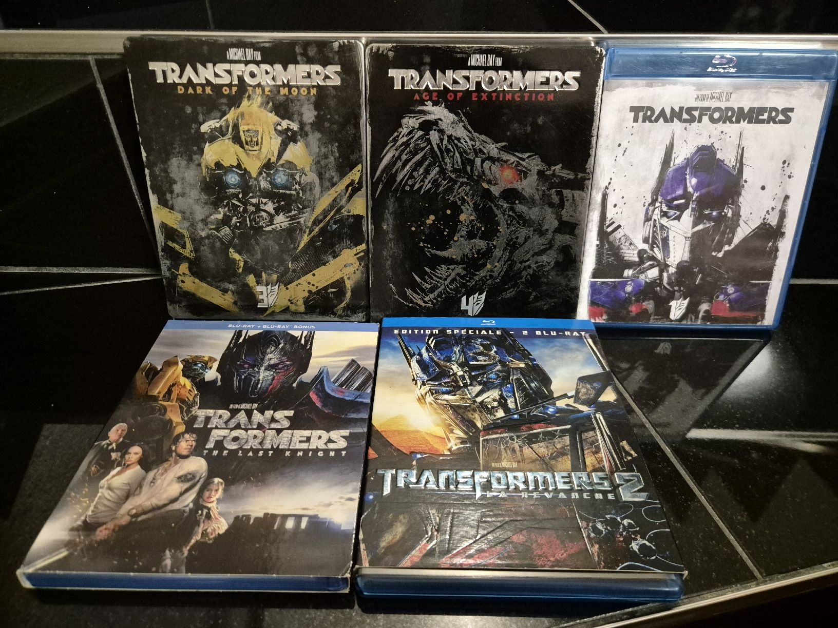 Tutti i DVDs: Lot de 5 films Transformers en format Blu-ray  – Usato da Mannens venduto da BargainLiquidation