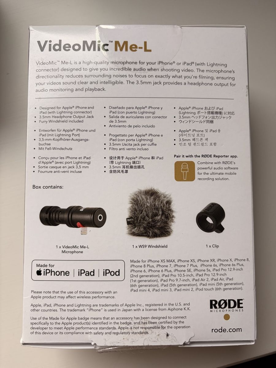 Røde Microfoni: VideoMic Me-L – Nuovo (secondo la descrizione) da Zürich venduto da V_I 2