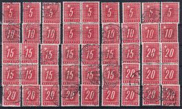 LOT Ziffer mit Kreuz 1938+++++ 45 Stk.++++
